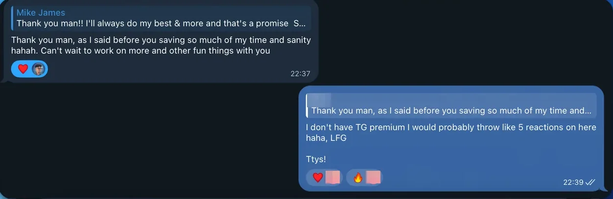A software founder's message: you saving so much of my time and sanity